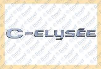 ERL E9678485180 Bagaj Kapak Yazisi ( C-Elysee ) Citroen C Elysee 12->